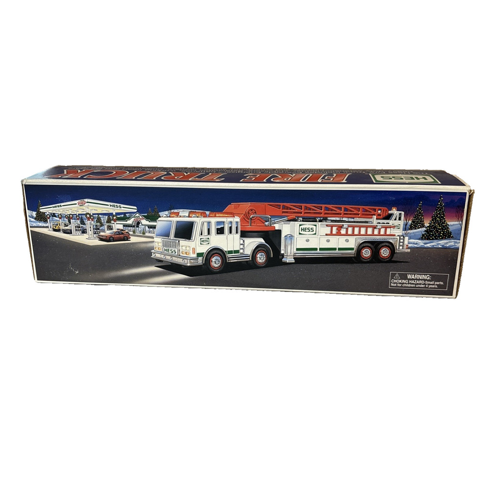 2000 Hess Fire Truck With Box Collectable -BRAND NEW